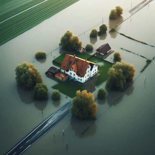 Dronoclip, votre pilote de drone pour effectuer des constats par drone avec huissier en cas de sinistre (inondation, incendie, sècheresse, malfaçon, accident).