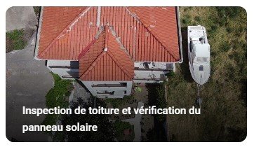 Vidéo d'une inspection de toiture par drone réalisée par DronoClip en Grèce sur l'ile de Samos