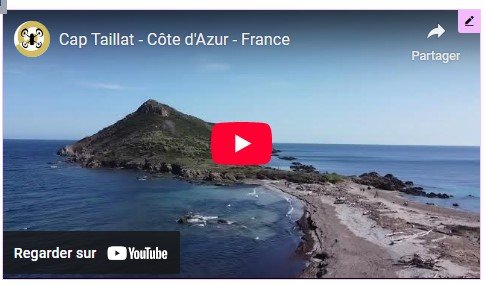 Image issue de la vidéo par drone du Cap Taillat tournage DronoClip