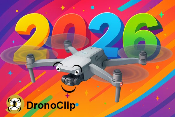 DronoClip vous souhaite ses meilleurs voeux pour cette année 2026